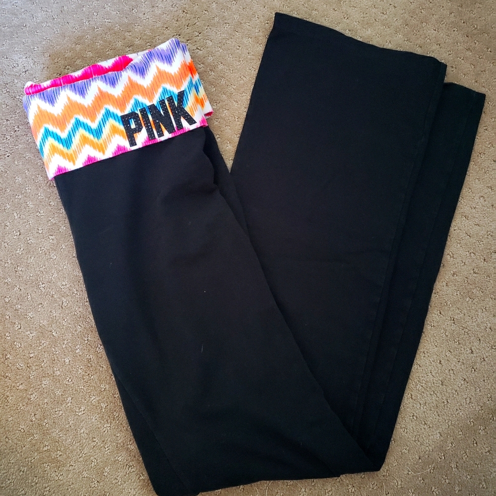 victoria secret PINK colorful yoga pants